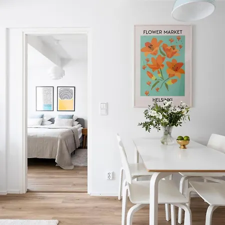 Stylish Flat In Trendy Kallio Helsinki Esterno foto